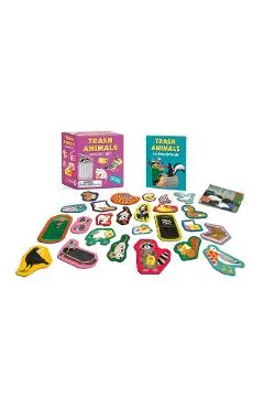 Trash Animals Magnet Set: Live Free, Eat Trash! - Alexander Schneider