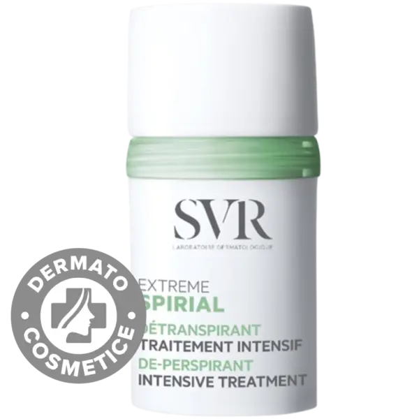 Tratament antiperspirant intensiv roll-on Spirial Extrem, 20ml, SVR