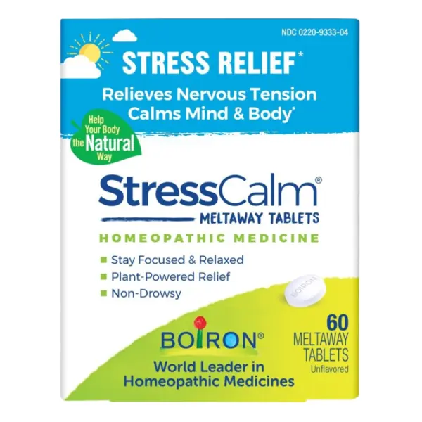 Tratament Homeopat, Boiron, StressCalm, 60 tablete, plante medicinale