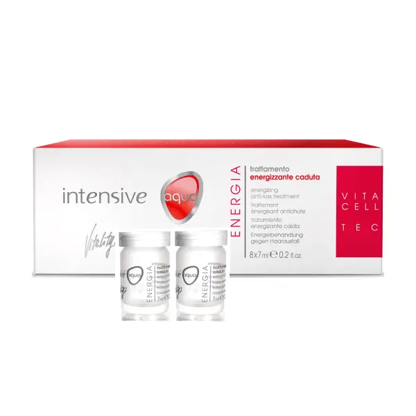 Tratament Vitality's Intensive Aqua Energia Anti-Loss impotriva caderii parului 8X7ml