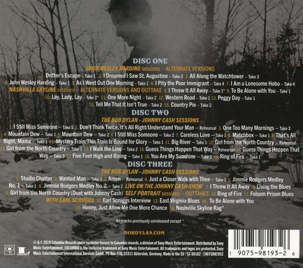 Travelin' Thru, 1967 - 1969: The Bootleg Series, Vol. 15 | Bob Dylan, Johnny Cash