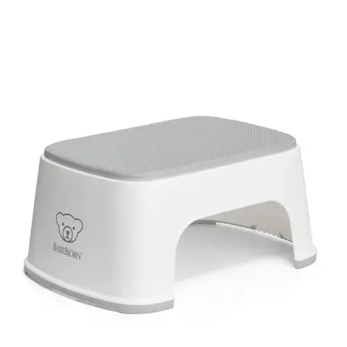 Treapta inaltator pentru baie BabyBjorn Step Stool (Alb)