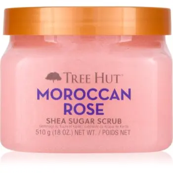 Tree Hut Shea Sugar Scrub Moroccan Rose exfoliant din zahar unt de shea
