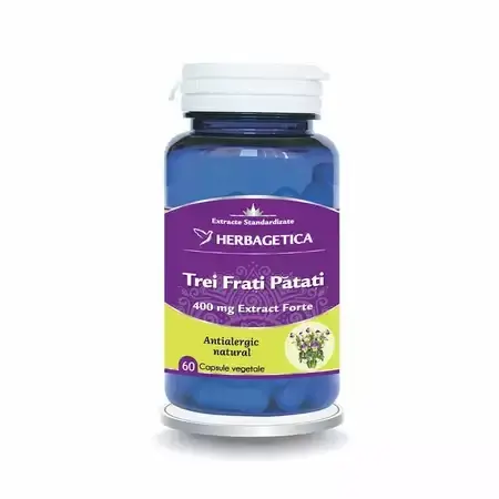 Trei Frați Pătați – 60 capsule, Herbagetica