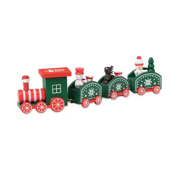 Tren de Craciun din lemn Tren de Craciun din lemn