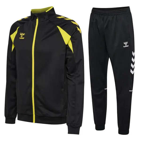Trening hummel CORE 2.0 - 5138 BLACK/BLAZING YELLOW, 3XL