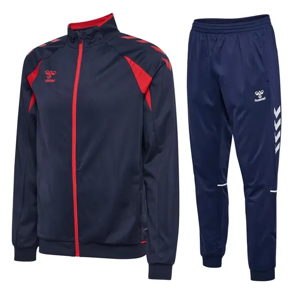 Trening hummel CORE 2.0 - 7276 Marine/true red, S