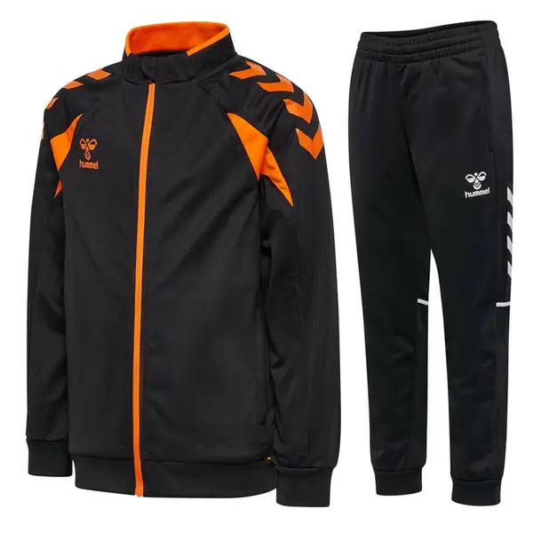 Trening hummel CORE 2.0 COPII - 2461 Black/orange tiger, 140