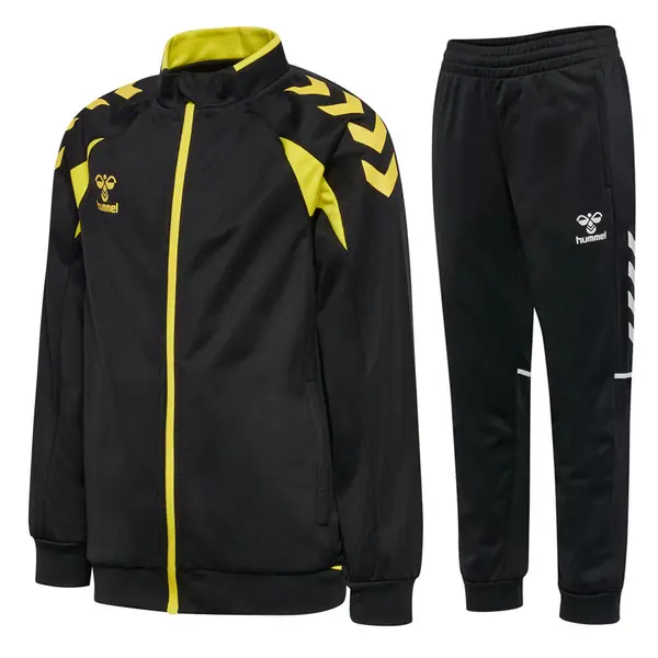 Trening hummel CORE 2.0 COPII - 5138 BLACK/BLAZING YELLOW, 140