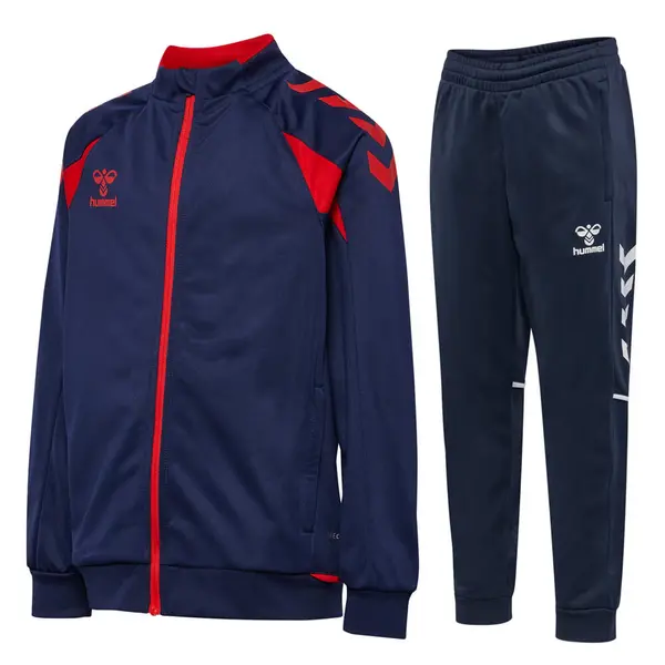 Trening hummel CORE 2.0 COPII - 7276 Marine/true red, 140