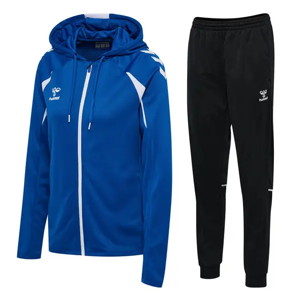 Trening hummel CORE 2.0 HOODIE ZIP WOMEN - 7691 True Blue White, L