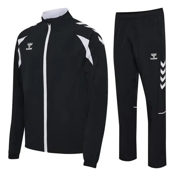 Trening hummel CORE 2.0 WOVEN - 2114 Black White, S