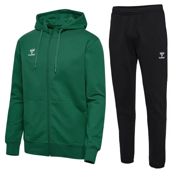 Trening hummel GO 2.0 HOODIE ZIP - 6140 Evergreen, XL