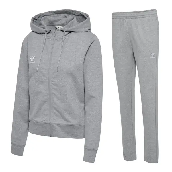 Trening hummel GO 2.0 ZIP WOMEN - 2006 Grey Melange, XL
