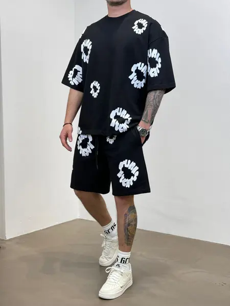 TRENING OVERSIZED 2Y PREMIUM BLACK TRAS198(AJ6409) (MĂRIME: M)