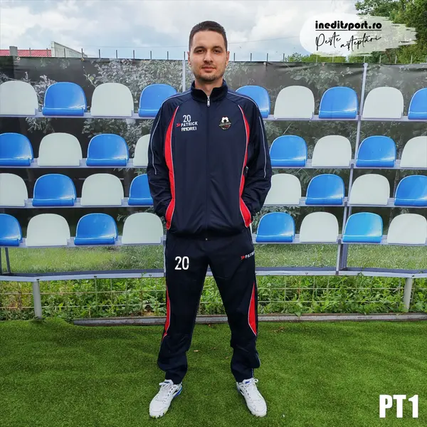 Trening pentru copii si adulti Patrick personalizabil PT1 2XL, Bleumarin cu roșu