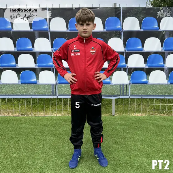 Trening pentru copii si adulti Patrick personalizabil PT2 XS, Roșu cu negru