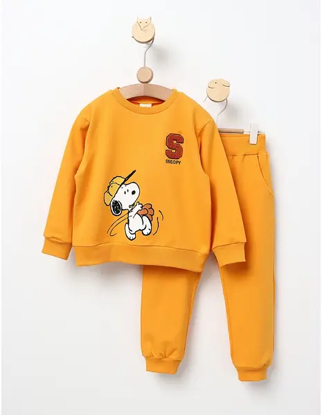 Trening plusat S is For Snoopy galben