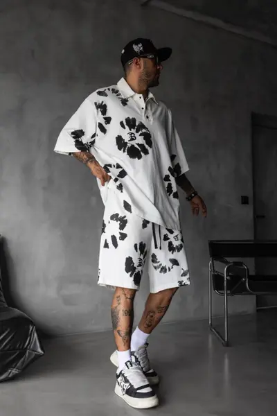 TRENING POLO OVERSIZE WHITE TRBI39(1891-92) (MĂRIME: M)