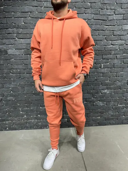TRENING PRM FASHION TILE-ORANGE TRAS181(6079) (MĂRIME: XL)
