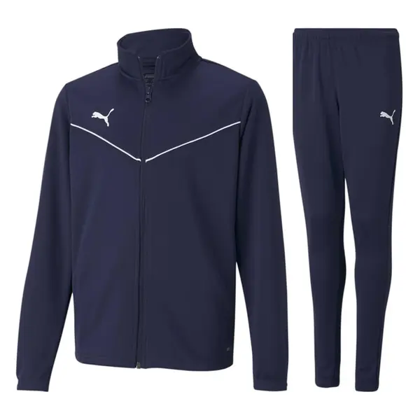 Trening PUMA teamRISE POLY COPII - 06 Peacoat, 128