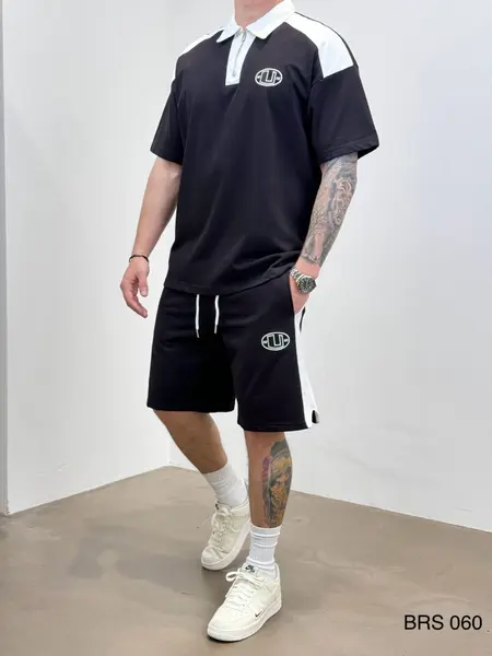 TRENING UNEFFECTED POLO BLACK TRAS202(24BRS-060) (MĂRIME: L)