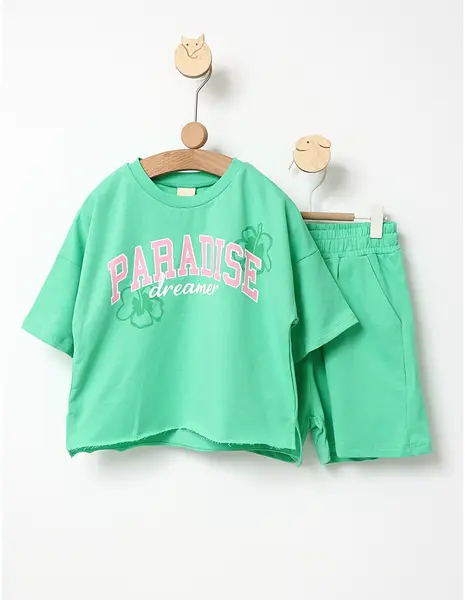 Trening vara Crop TOP verde