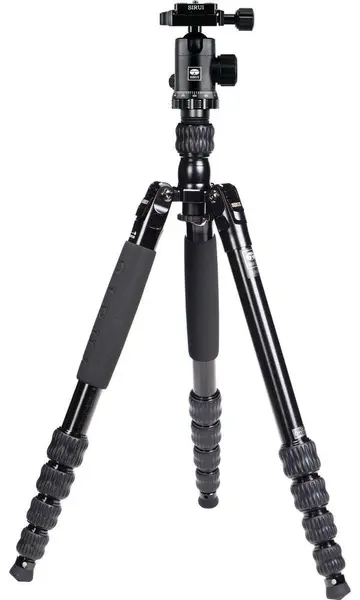 Trepied din aluminiu SIRUI – T-1005+E-10, 25-163 cm, negru