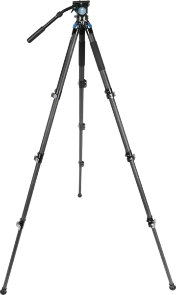 Trepied foto carbon, Sirui Carbon Fiber Tripod Kit with VideoHead L-324F + VH-10