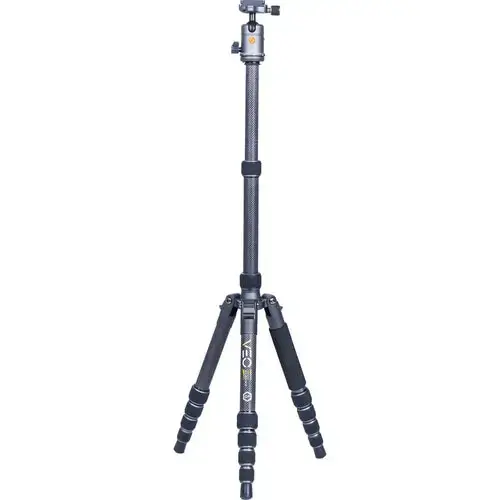 Trepied foto-video pentru telefoane Vanguard VEO 3 GO 265HCB, Fibra carbon, Negru/Gri