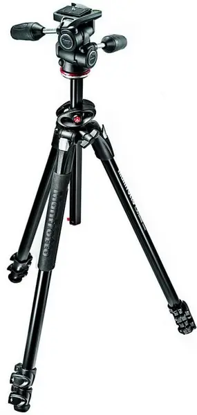Trepied Manfrotto - 290 Dual, cap cu 3 poziții MH804-3W
