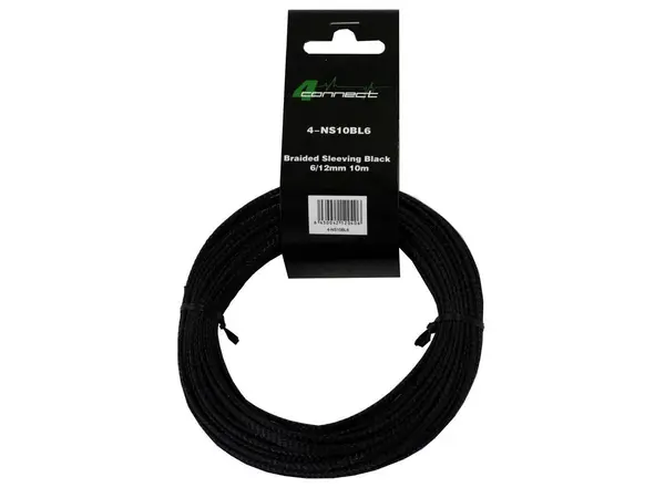 Tresa Cablu FOUR Connect 4-NS10BL6, 10 M, Negru, 6/12 mm
