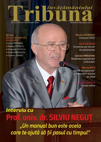 Tribuna Învățământului. Revista de educație și cultură Nr. 27/Martie 2022, Anul III, Serie Nouă