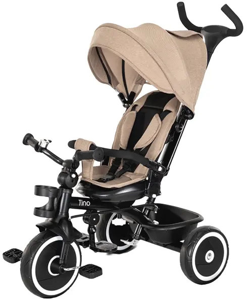 Tricicletă cu rotație 360 Lorelli - Tino, Beige