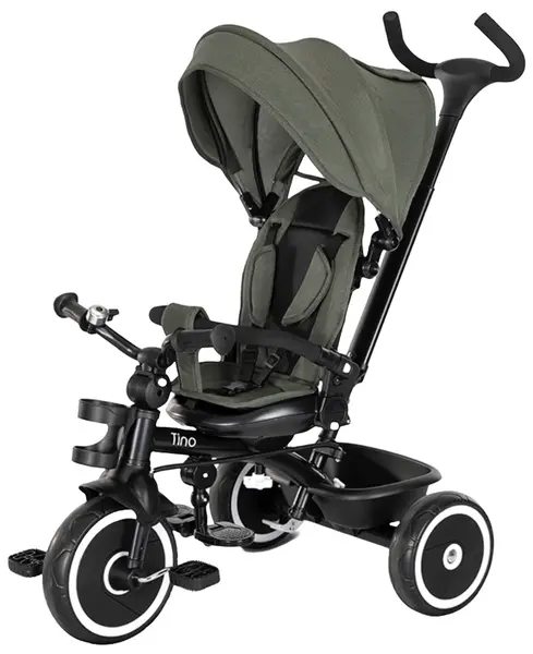 Tricicletă cu rotație 360 Lorelli - Tino, Green