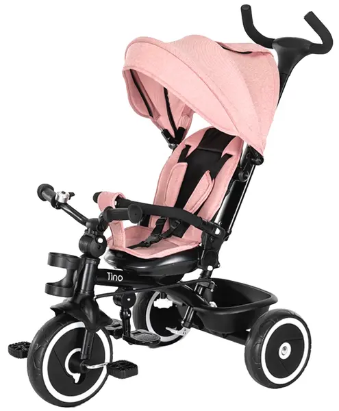 Tricicletă cu rotație 360 Lorelli - Tino, Pink