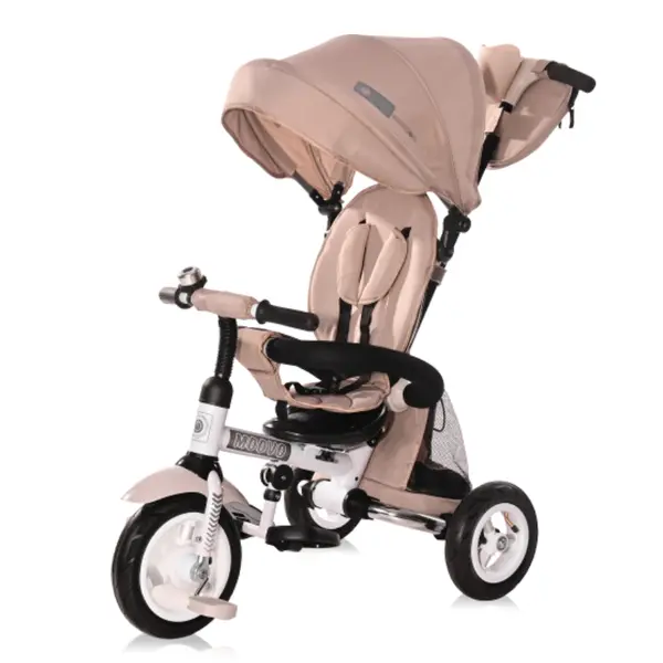 Tricicleta cu roti gonflabile Lorelli - Moovo, Ivory, bej