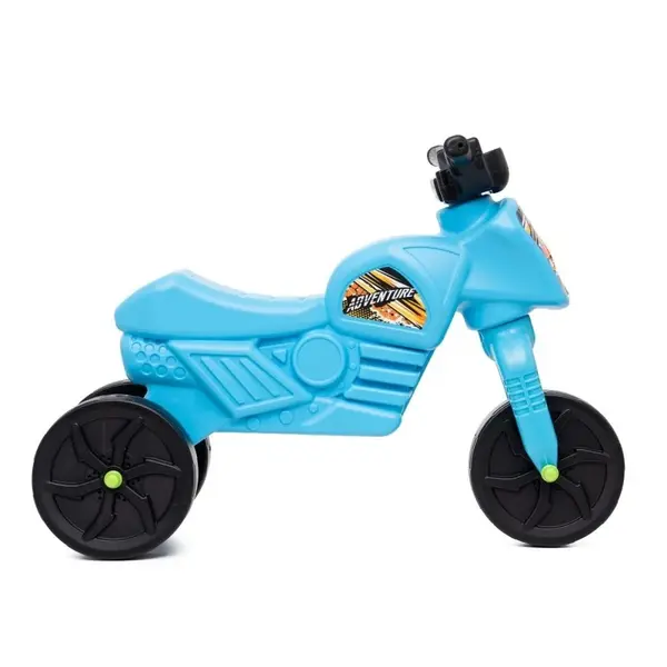 Tricicleta de echilibru pentru copii, Burak Toys, fara pedale, design ergonomic de la 2 ani pana la 20 kg, dimensiune 60 x 45 x25 cm, Light Blue
