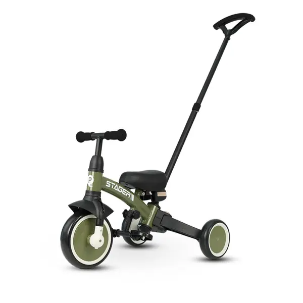 Tricicleta evolutiva pliabila, Qplay Stager, Verde