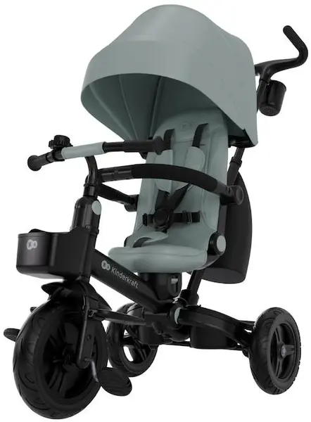 Tricicletă KinderKraft - Aveo 2 Plus, Green