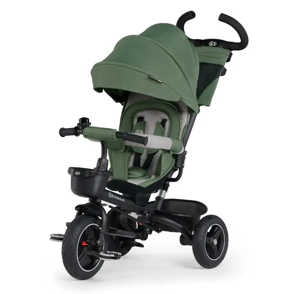 Tricicleta Kinderkraft Spinstep, scaun reversibil, pliabila, verde KID916535, la doar 763,00 lei