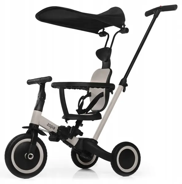 Tricicletă pentru copii 6 în 1 Zopa - Razor Pro, Ivory Beige