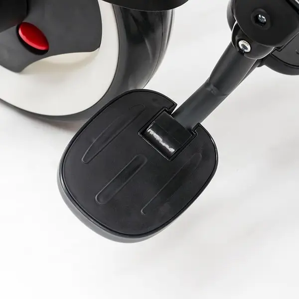 Tricicleta pentru copii Qplay Rito+ Violet pliabila, cu spatar reglabil cu pozitie de somn, 2 tipuri de suporti pentru picioare,copertina cu protectie UV si roti din cauciuc Eva