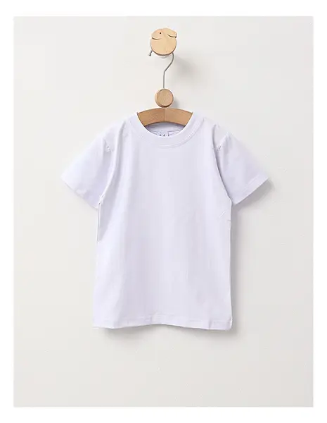 Tricou alb premium, Super Kids, alb