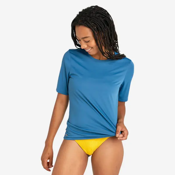 Tricou anti-UV UPF50+, UV>95% Malou Albastru Damă