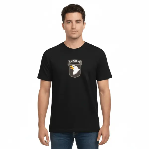 Tricou army AIRBORNE negru - XL