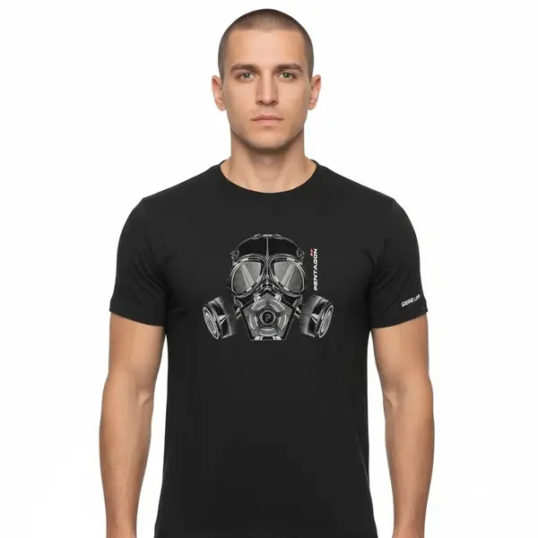 Tricou army Gas Mask Pentagon - S
