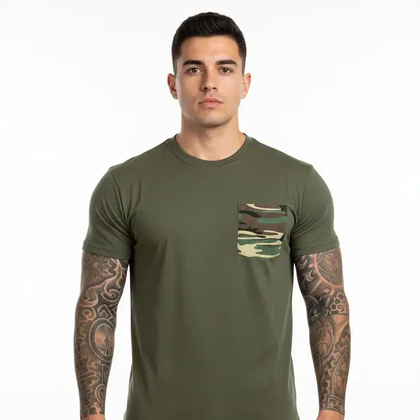 Tricou army OD Green Camo Fostex Garments® - XXL
