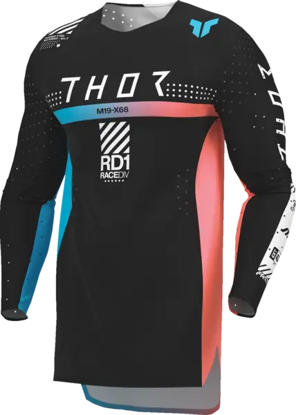 Tricou atv cross copii Thor Sportmode Synth, culoare negru, marime YL