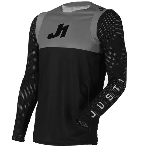 Tricou atv cross Just1 J-Flex Dual, culoare negru gri, marime XL